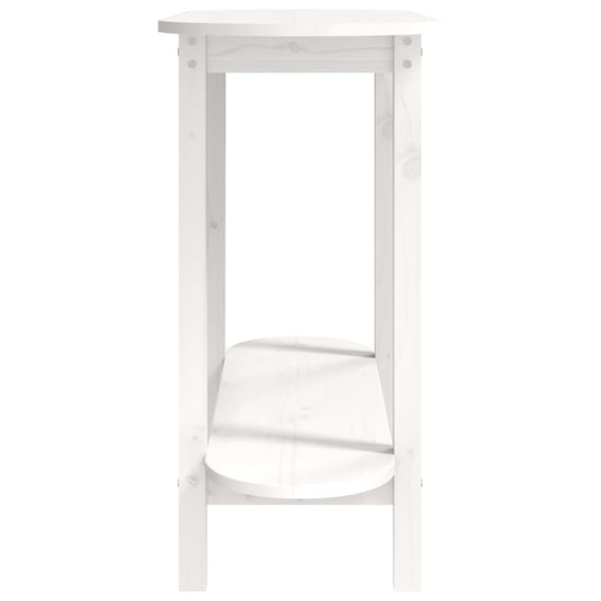 Wandtafel 110x40x80 cm massief grenenhout wit MeubelReus