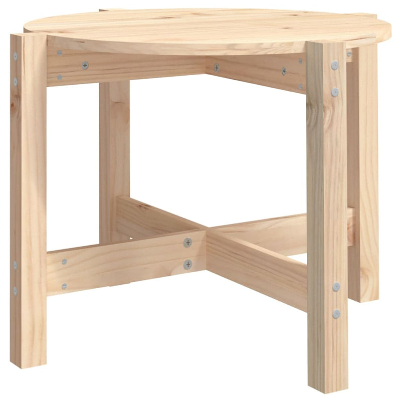 Salontafel Ø 62,5x45 cm massief grenenhout MeubelReus