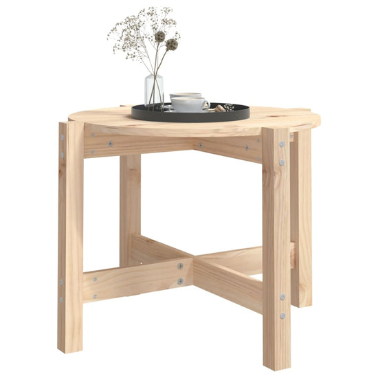 Salontafel Ø 62,5x45 cm massief grenenhout MeubelReus