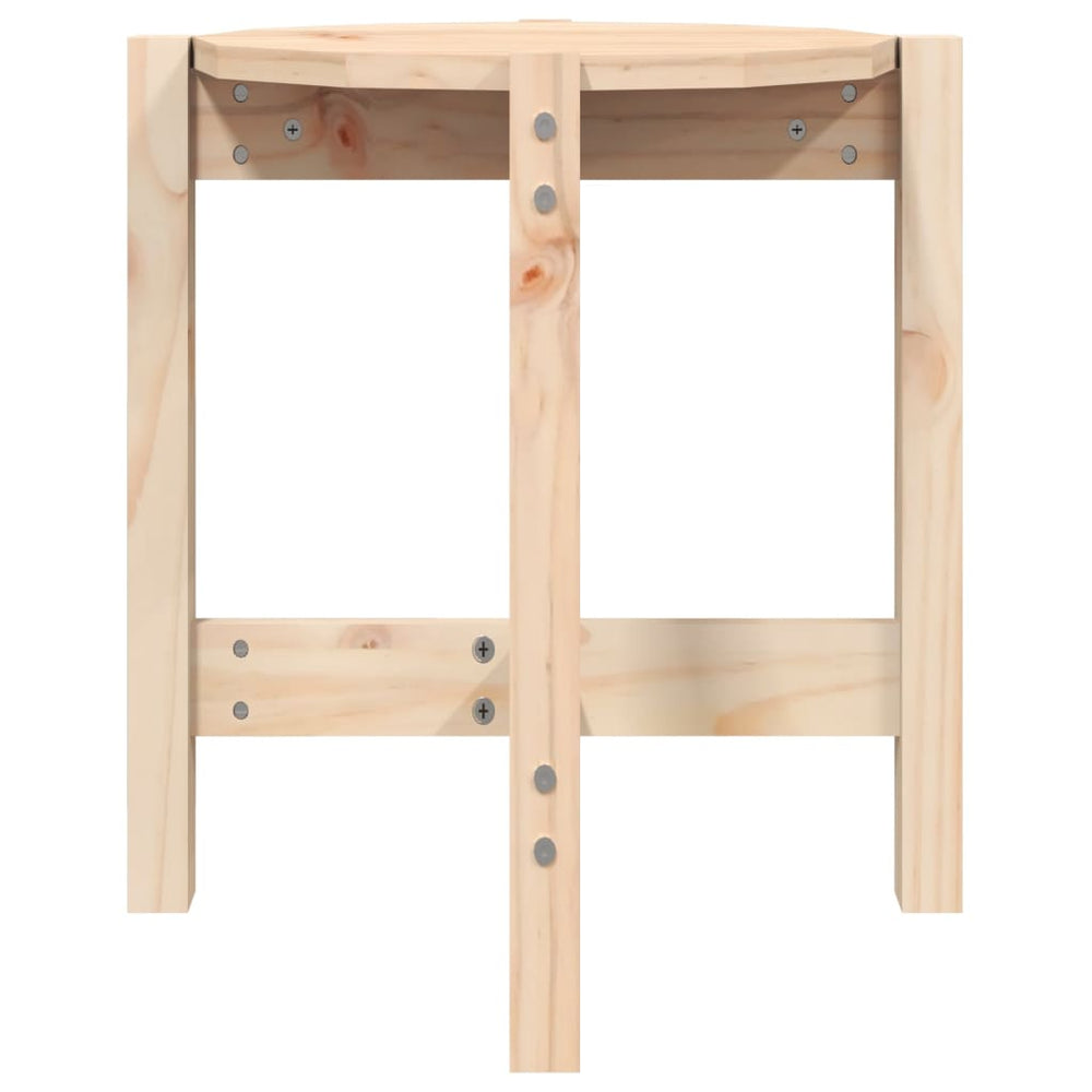 Salontafel Ø 42,5x45 cm massief grenenhout MeubelReus