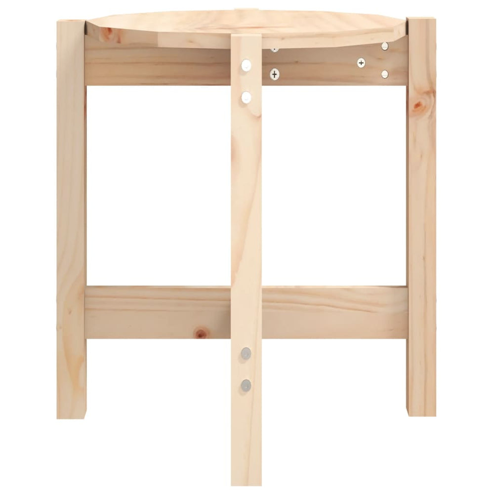 Salontafel Ø 42,5x45 cm massief grenenhout MeubelReus