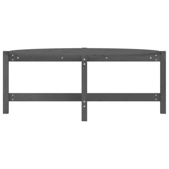 Salontafel 118x63x45 cm massief grenenhout grijs MeubelReus