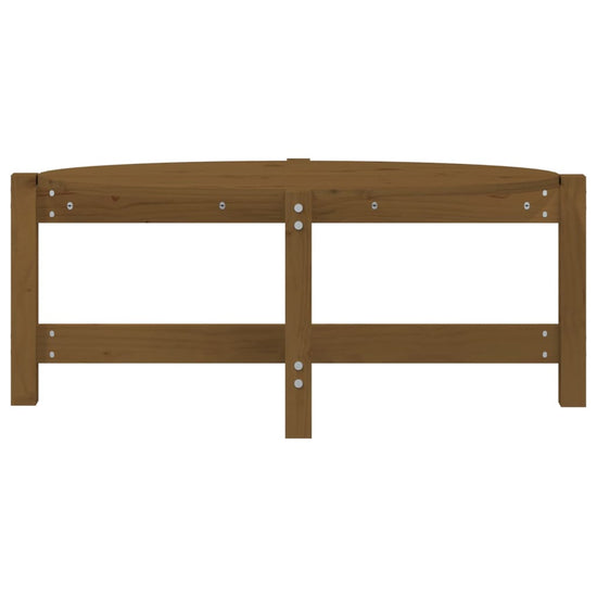 Salontafel 87x48x35 cm massief grenenhout honingbruin MeubelReus