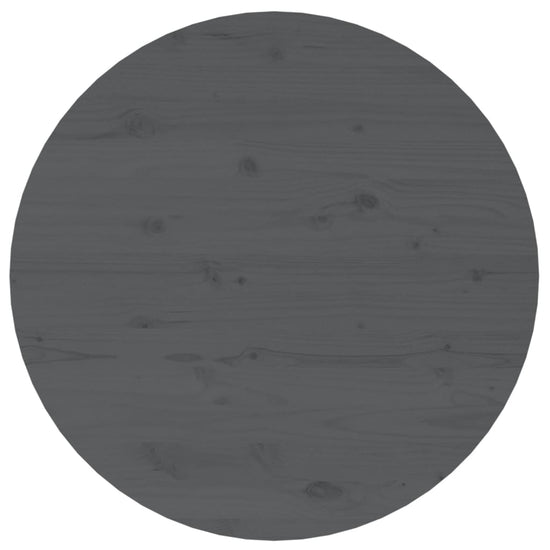 Salontafel Ø 55x45 cm massief grenenhout grijs MeubelReus