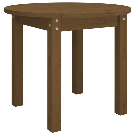 Salontafel Ø 55x45 cm massief grenenhout honingbruin MeubelReus