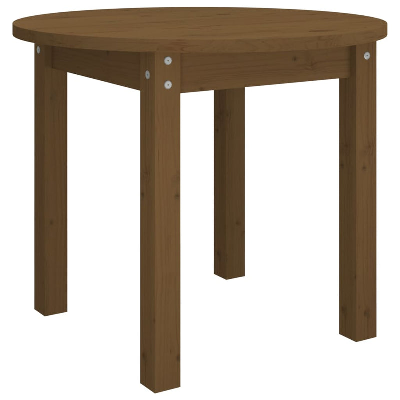 Salontafel Ø 55x45 cm massief grenenhout honingbruin MeubelReus