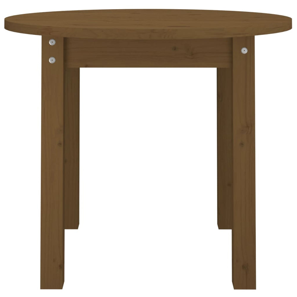 Salontafel Ø 55x45 cm massief grenenhout honingbruin MeubelReus