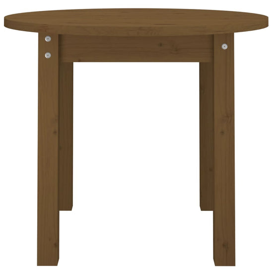 Salontafel Ø 55x45 cm massief grenenhout honingbruin MeubelReus