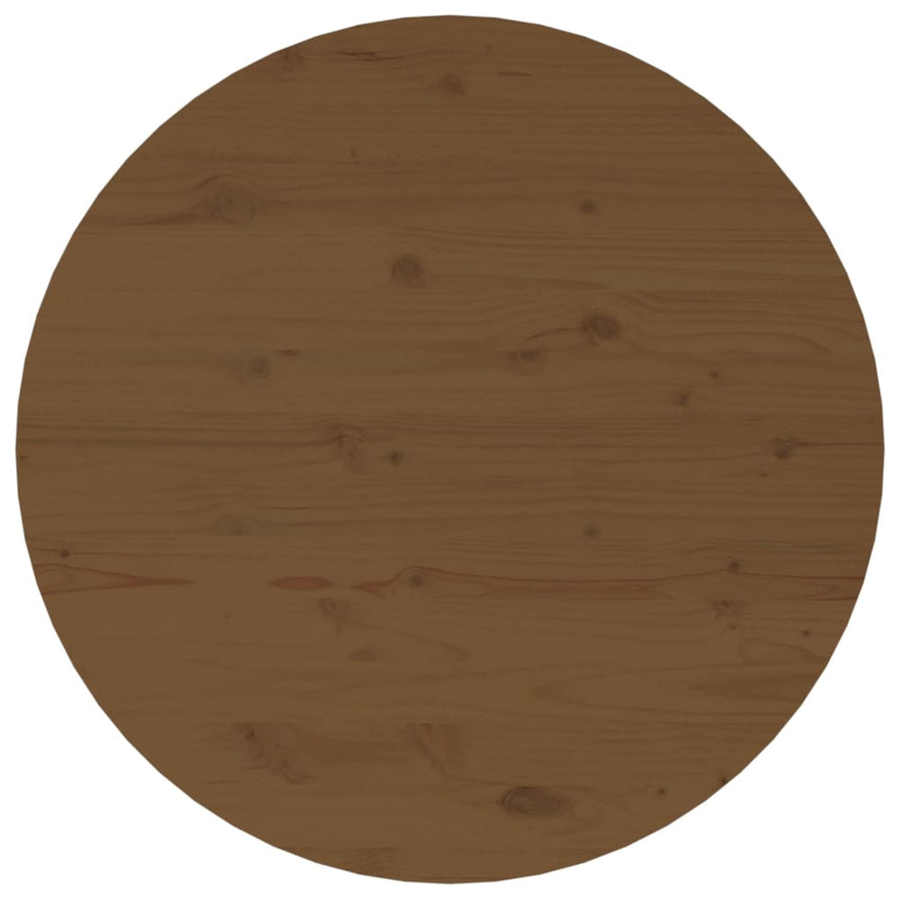 Salontafel Ø 55x45 cm massief grenenhout honingbruin MeubelReus