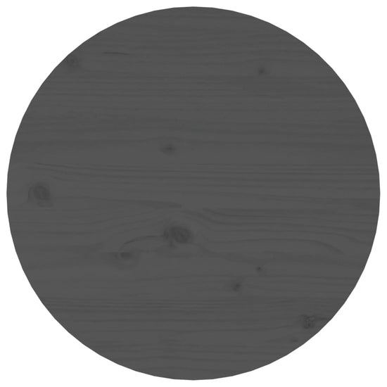 Salontafel Ø 45x40 cm massief grenenhout grijs MeubelReus