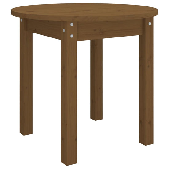 Salontafel Ø 45x40 cm massief grenenhout honingbruin MeubelReus