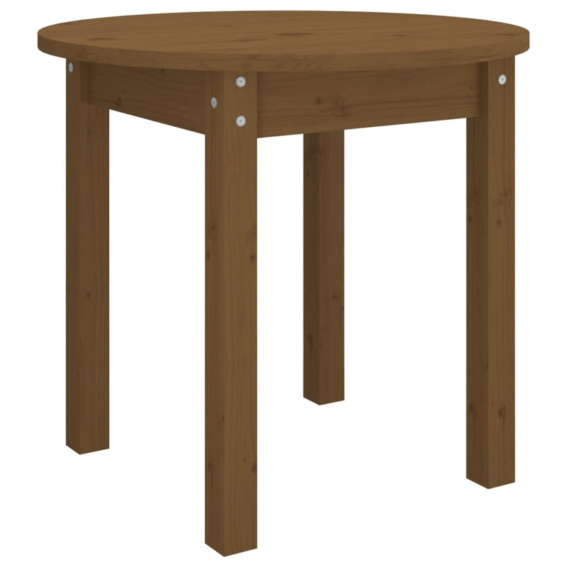 Salontafel Ø 45x40 cm massief grenenhout honingbruin MeubelReus