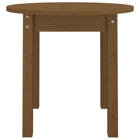 Salontafel Ø 45x40 cm massief grenenhout honingbruin MeubelReus