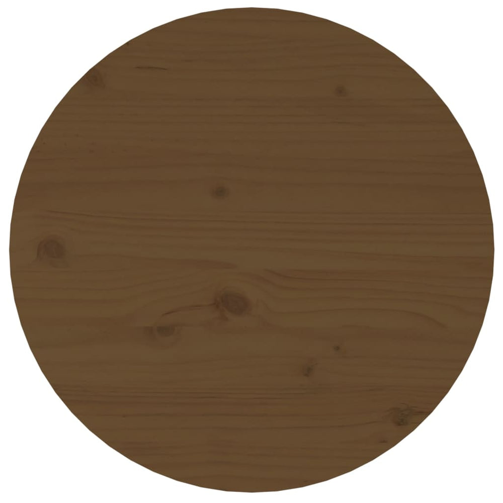 Salontafel Ø 45x40 cm massief grenenhout honingbruin MeubelReus