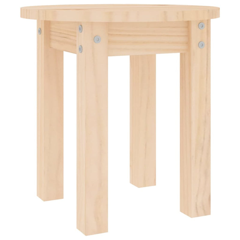 Salontafel Ø 35x35 cm massief grenenhout MeubelReus