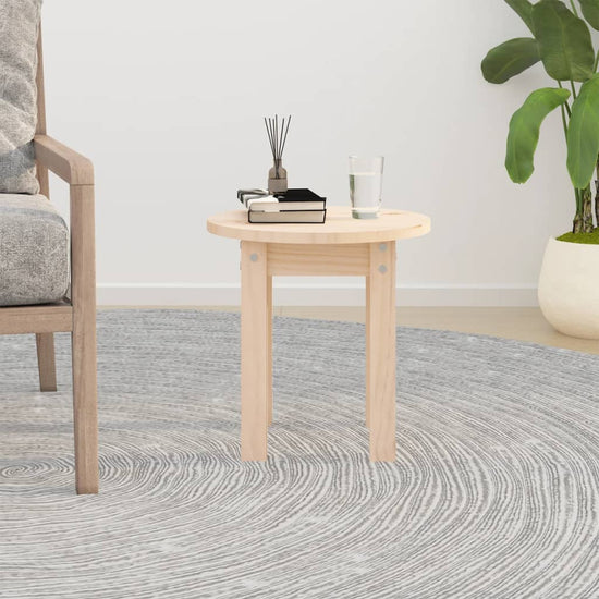 Salontafel Ø 35x35 cm massief grenenhout MeubelReus