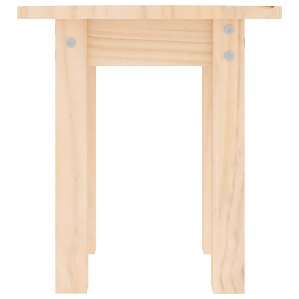 Salontafel Ø 35x35 cm massief grenenhout MeubelReus