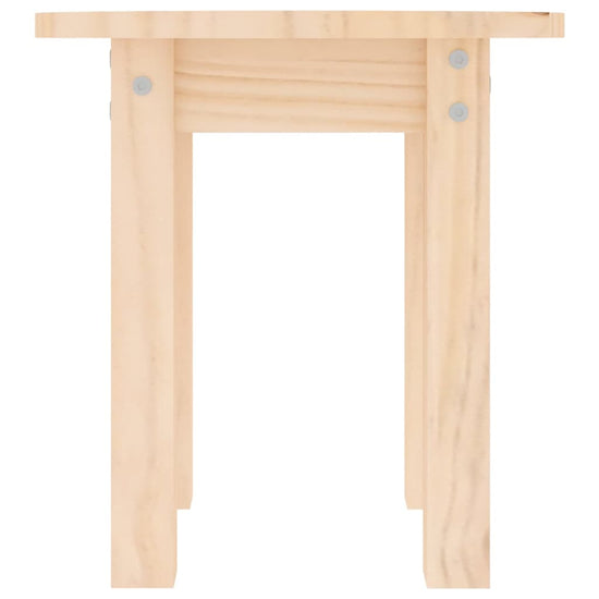 Salontafel Ø 35x35 cm massief grenenhout MeubelReus