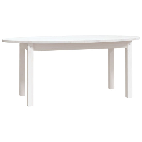 Salontafel 110x55x45 cm massief grenenhout wit MeubelReus