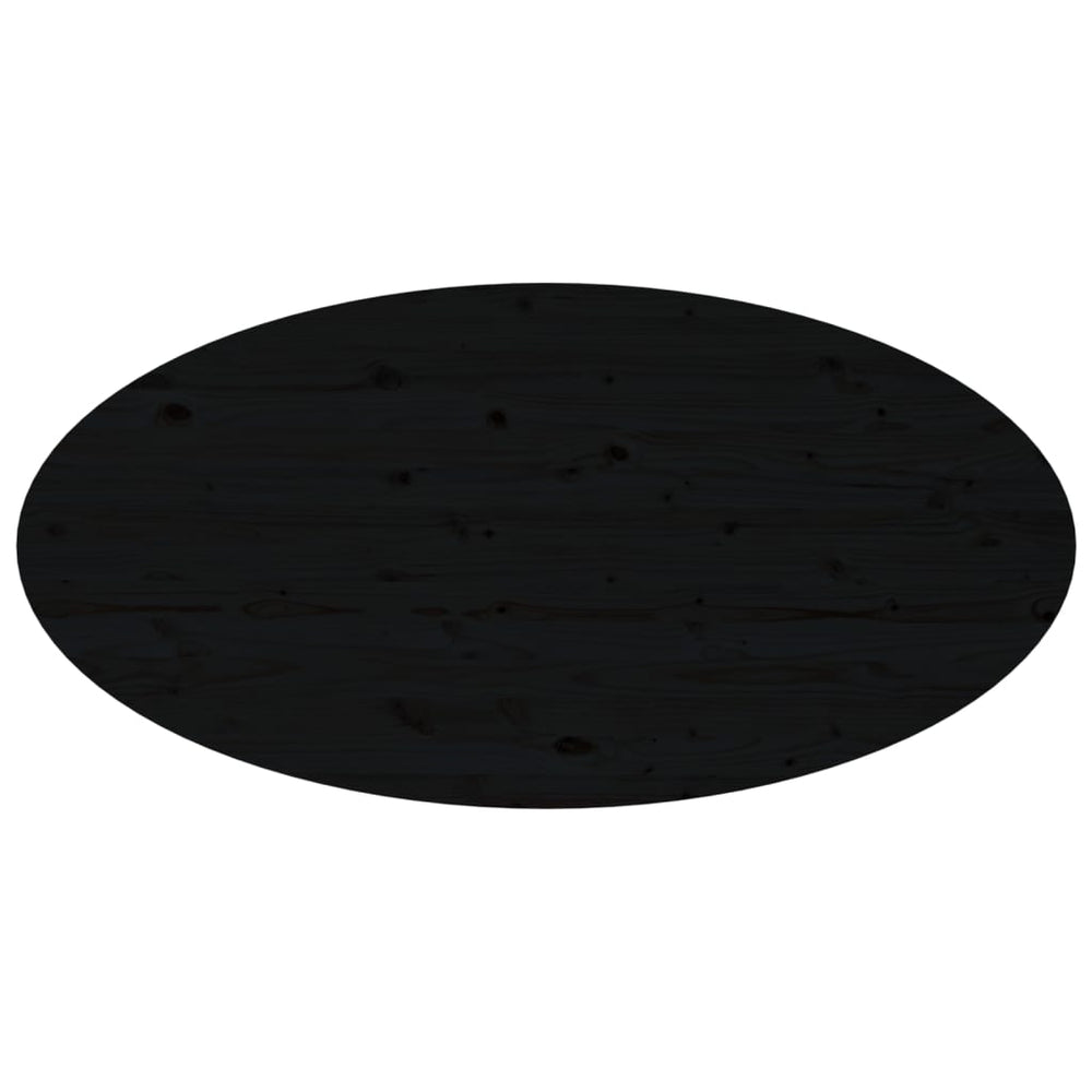 Salontafel 110x55x45 cm massief grenenhout zwart MeubelReus