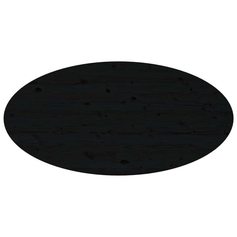 Salontafel 110x55x45 cm massief grenenhout zwart MeubelReus