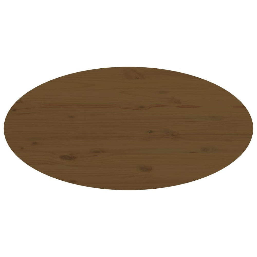 Salontafel 80x40x35 cm massief grenenhout honingbruin MeubelReus