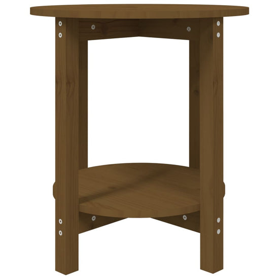 Salontafel Ø 55x60 cm massief grenenhout honingbruin MeubelReus