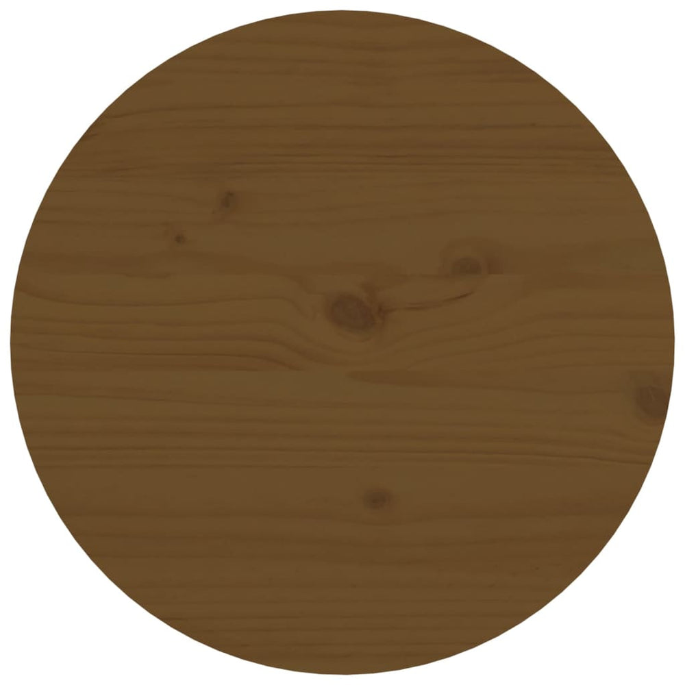 Salontafel Ø 55x60 cm massief grenenhout honingbruin MeubelReus