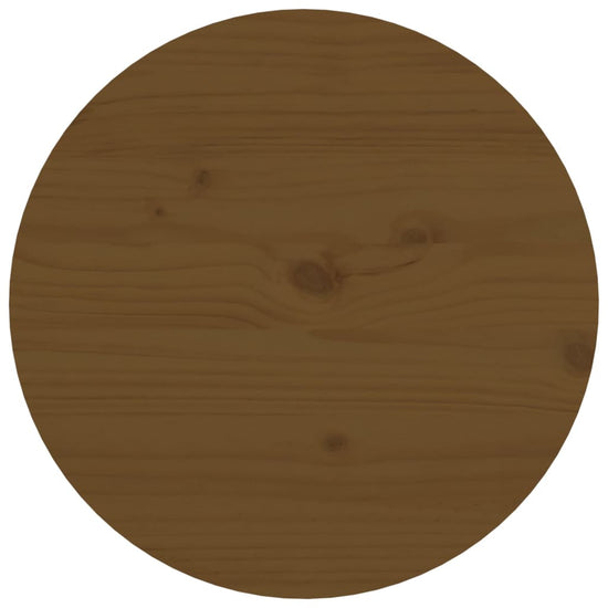 Salontafel Ø 55x60 cm massief grenenhout honingbruin MeubelReus