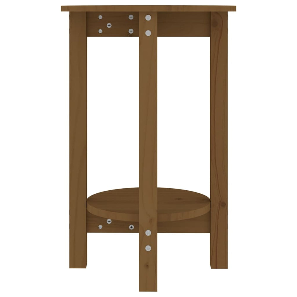 Salontafel Ø 40x60 cm massief grenenhout honingbruin MeubelReus