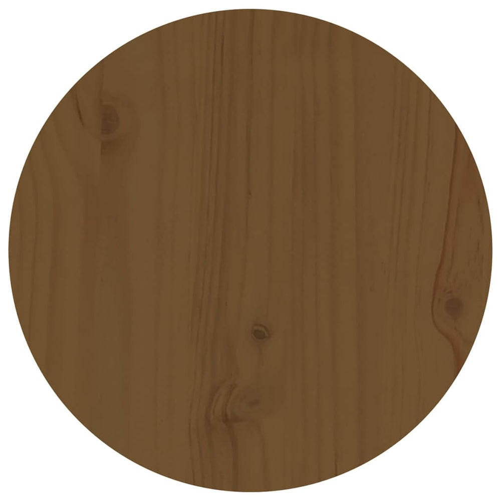 Salontafel Ø 40x60 cm massief grenenhout honingbruin MeubelReus