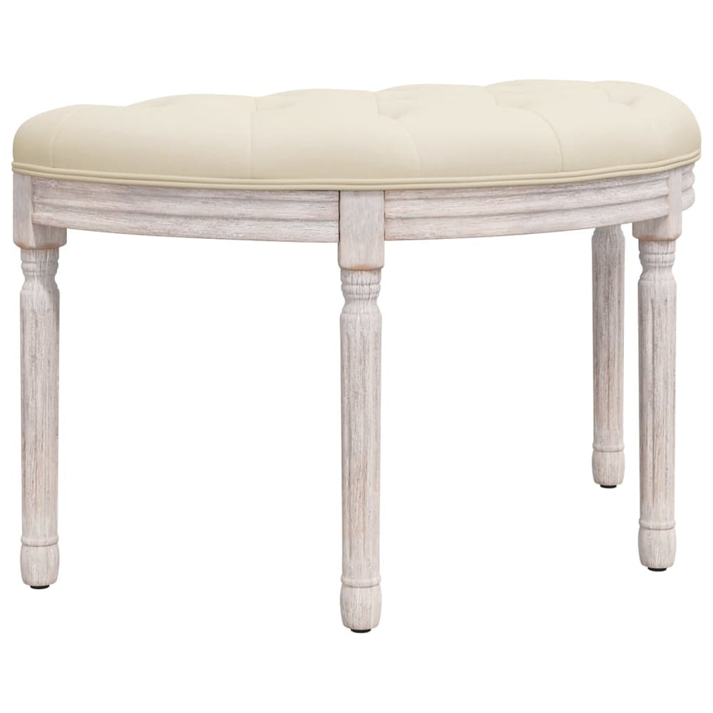 Bankje 81,5x41x49 cm linnen beige MeubelReus