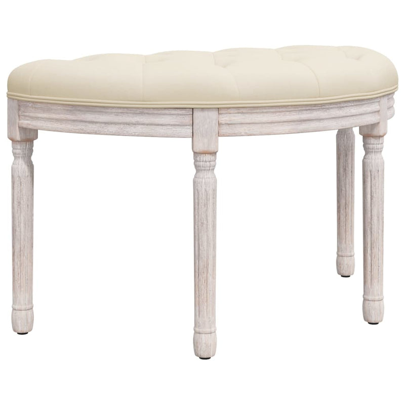Bankje 81,5x41x49 cm linnen beige MeubelReus