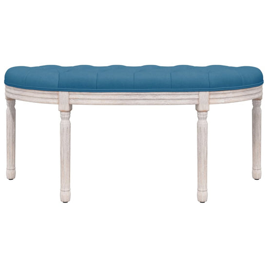 Bankje 110,5x45x49 cm fluweel blauw MeubelReus