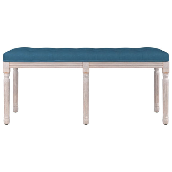 Bankje 110x40x49 cm fluweel blauw MeubelReus