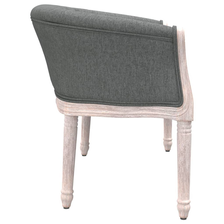 Bankje 98x56x69 cm stof donkergrijs MeubelReus