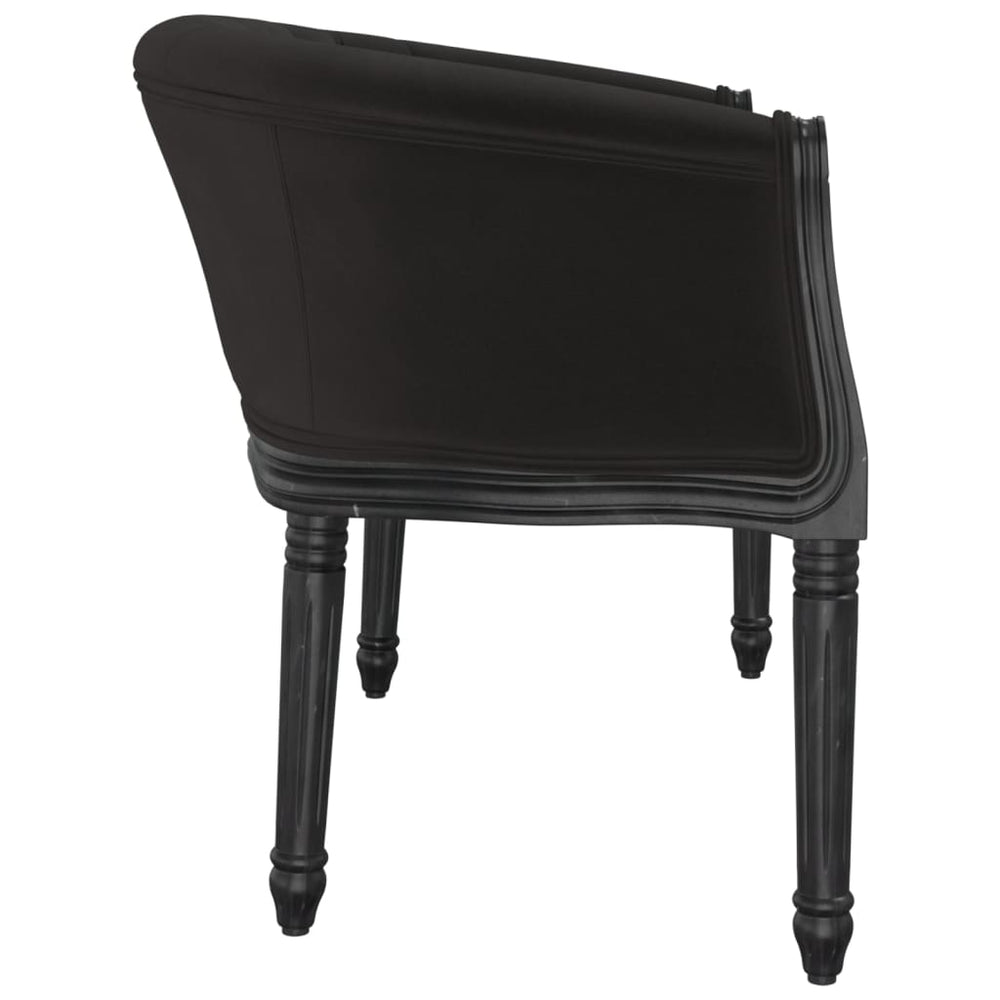 Bankje 98x56x69 cm fluweel zwart MeubelReus
