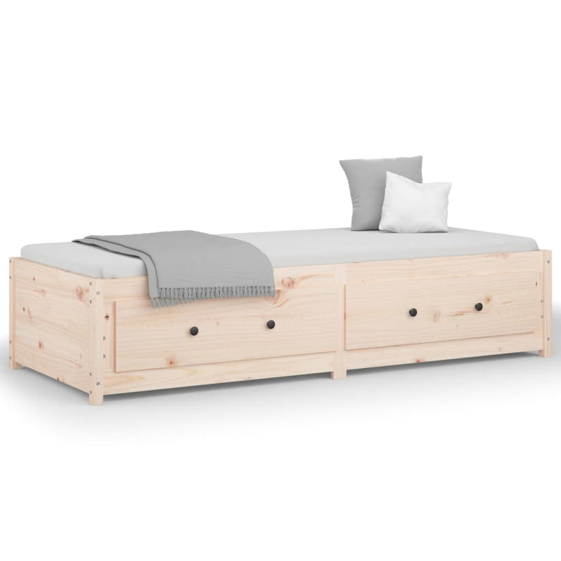 Slaapbank 90x200 cm massief grenenhout MeubelReus