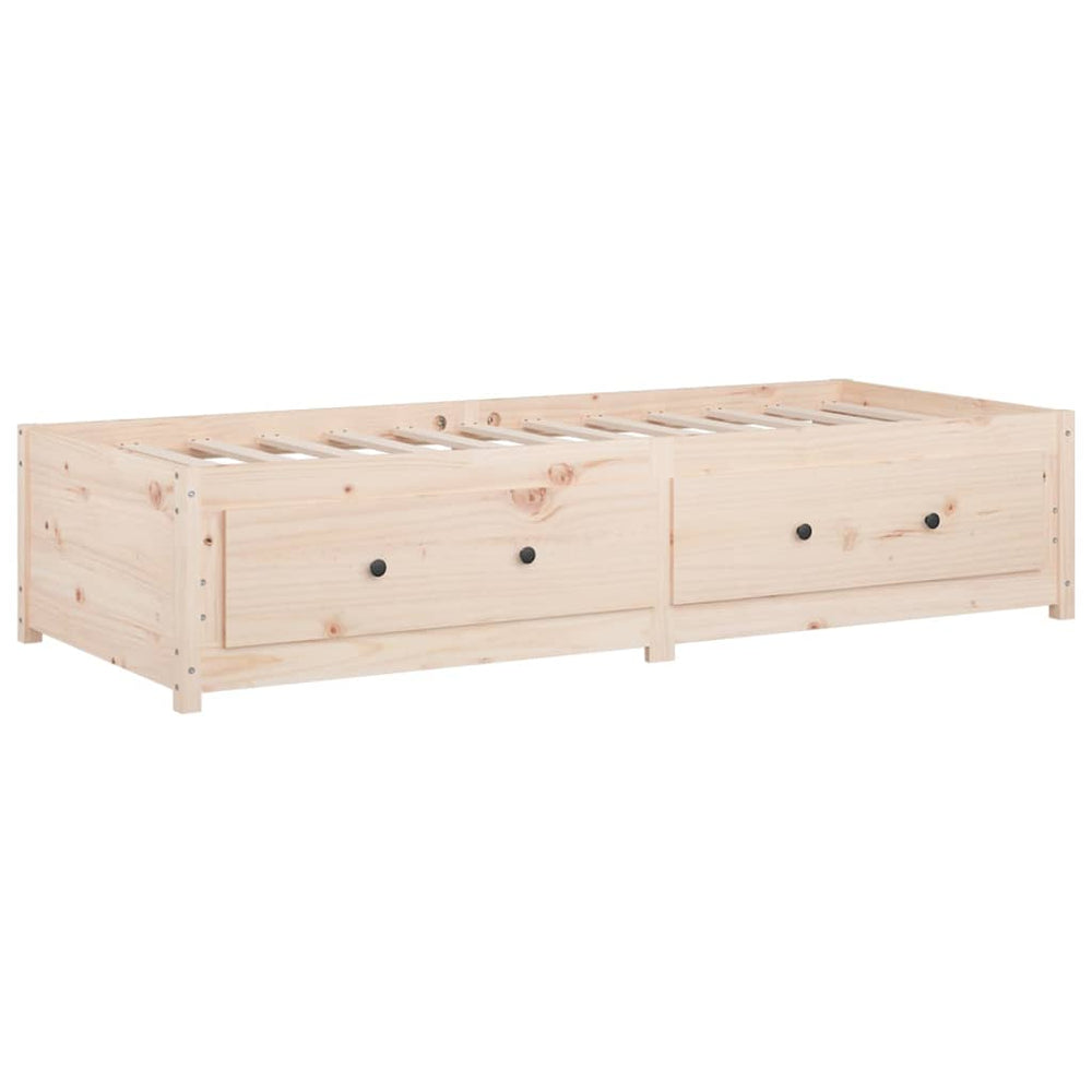 Slaapbank 90x200 cm massief grenenhout MeubelReus