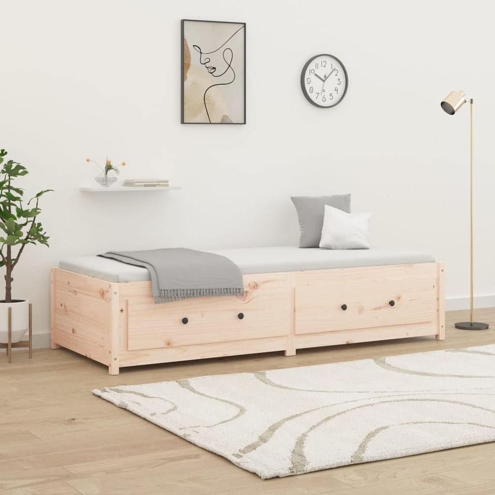 Slaapbank 90x200 cm massief grenenhout MeubelReus