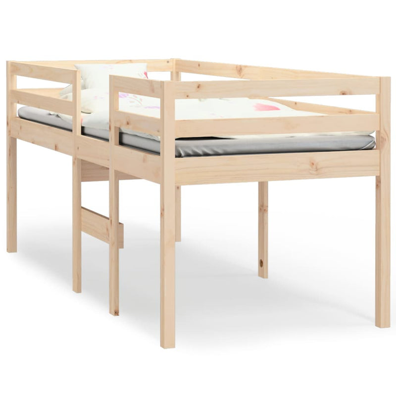 Hoogslaper massief grenenhout 80x200 cm