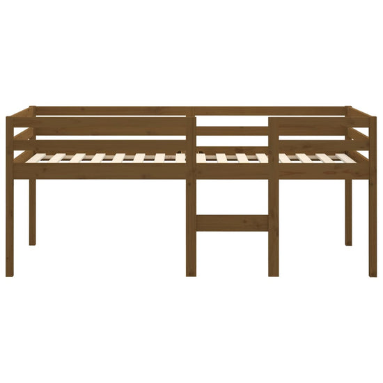 Hoogslaper massief grenenhout honingbruin 80x200 cm MeubelReus
