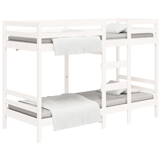 Stapelbed massief grenenhout wit 90x200 cm MeubelReus