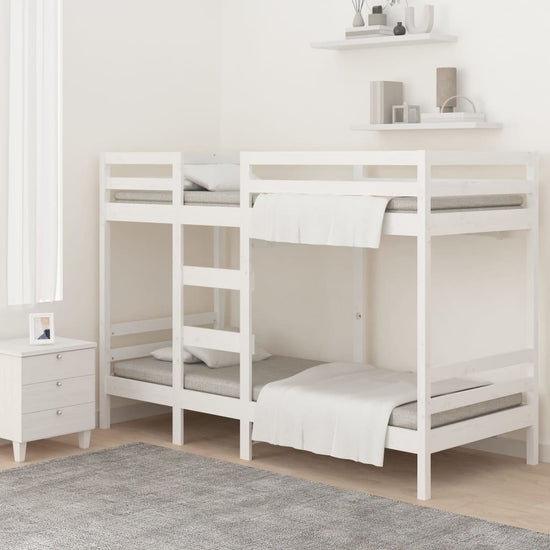 Stapelbed massief grenenhout wit 90x200 cm MeubelReus