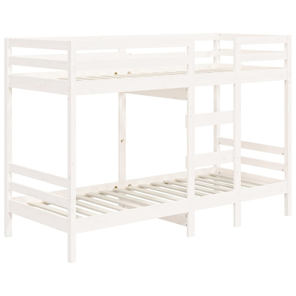 Stapelbed massief grenenhout wit 90x200 cm MeubelReus