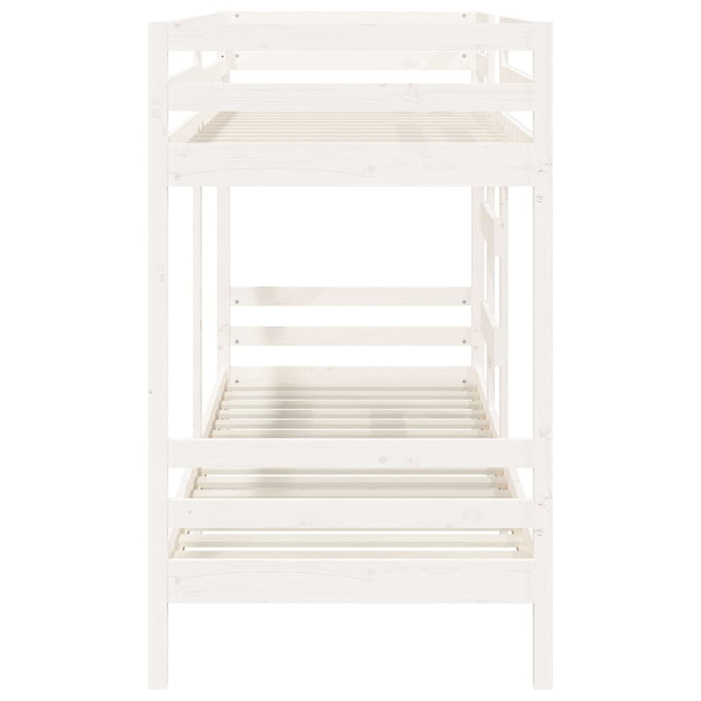 Stapelbed massief grenenhout wit 90x200 cm MeubelReus