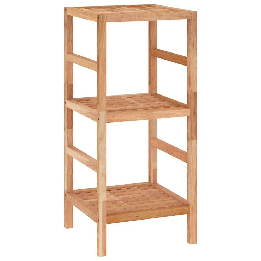 Badkamerrekje 35,5x35,5x79 cm massief walnotenhout MeubelReus
