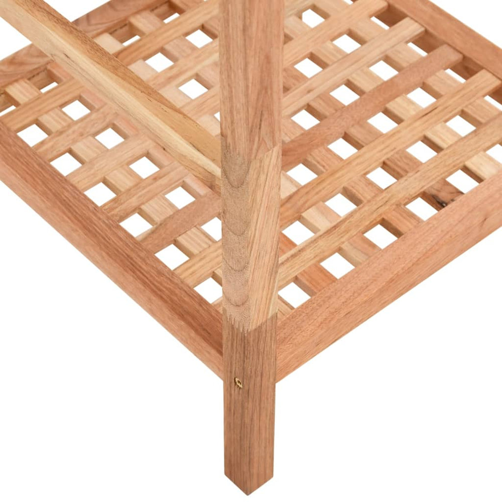 Badkamerrekje 35,5x35,5x79 cm massief walnotenhout MeubelReus