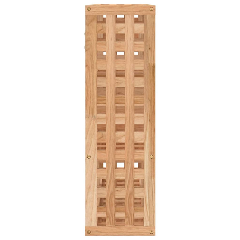 Wandschap 49x15x49 cm massief walnotenhout MeubelReus
