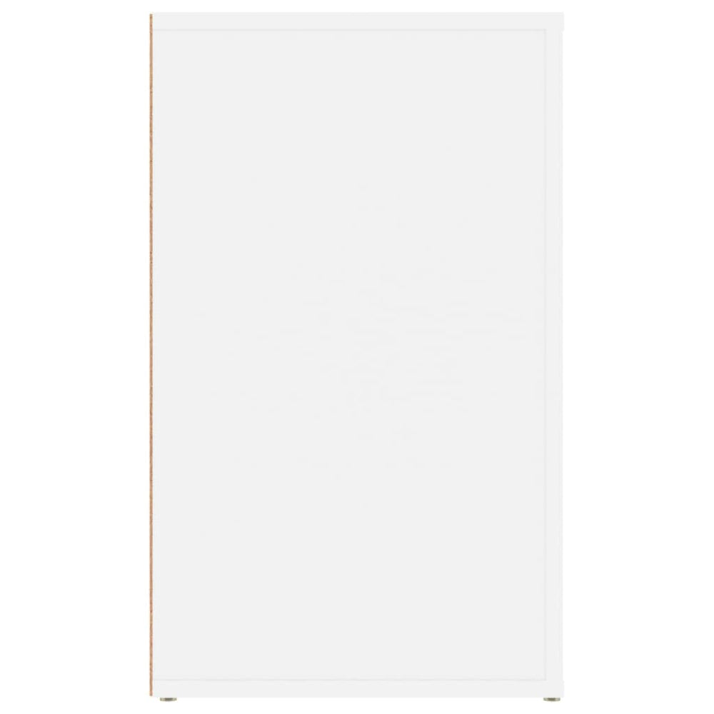 Nachtkastje 50x36x60 cm bewerkt hout wit MeubelReus
